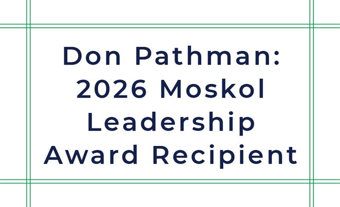 Don Pathman: 2026 Moskol Leadership Award Recipient